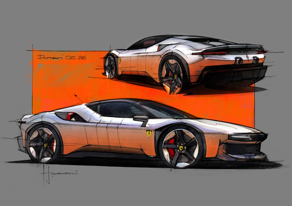 Ferrari CZ26 Sketches