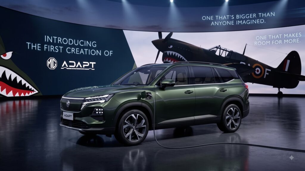 MG 7 Seater Electric SUV based on Adapt NEV