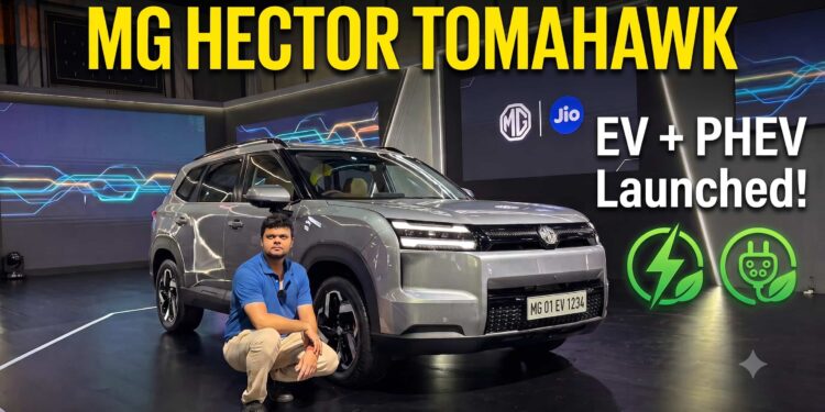 MG Hector EV and PHEV Launched