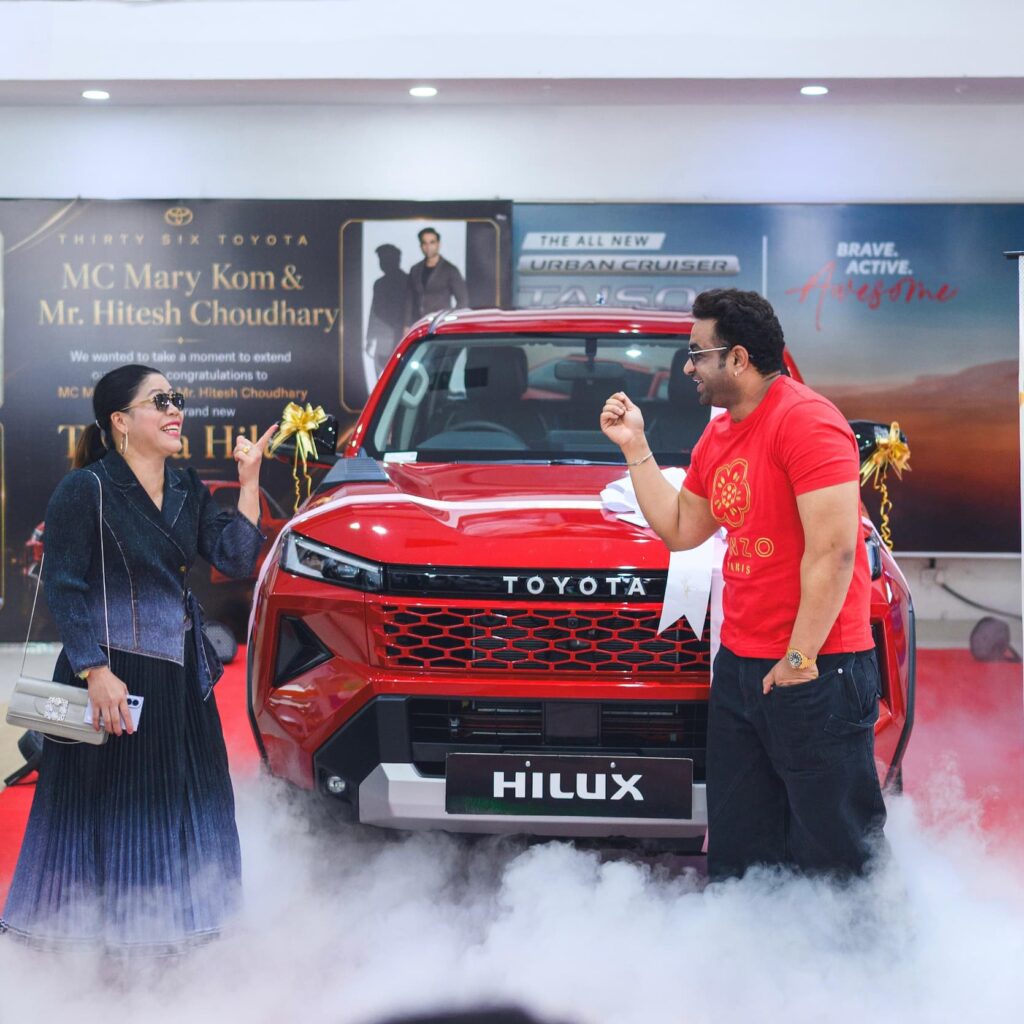 Toyota Hilux Delivered to Mary Kom in New Delhi