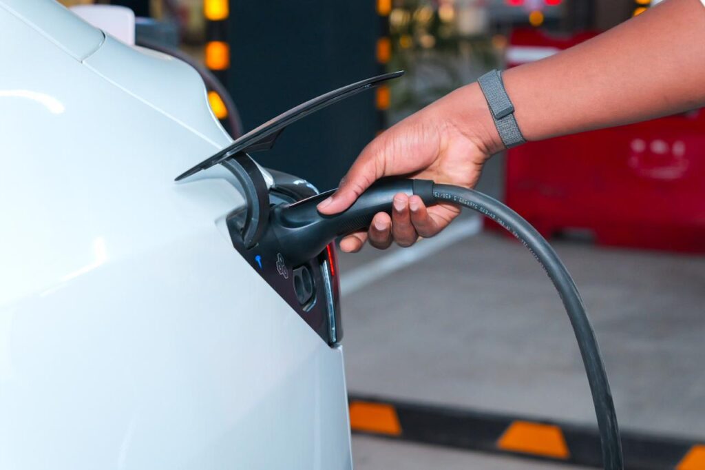 Tesla Charging Plug Point