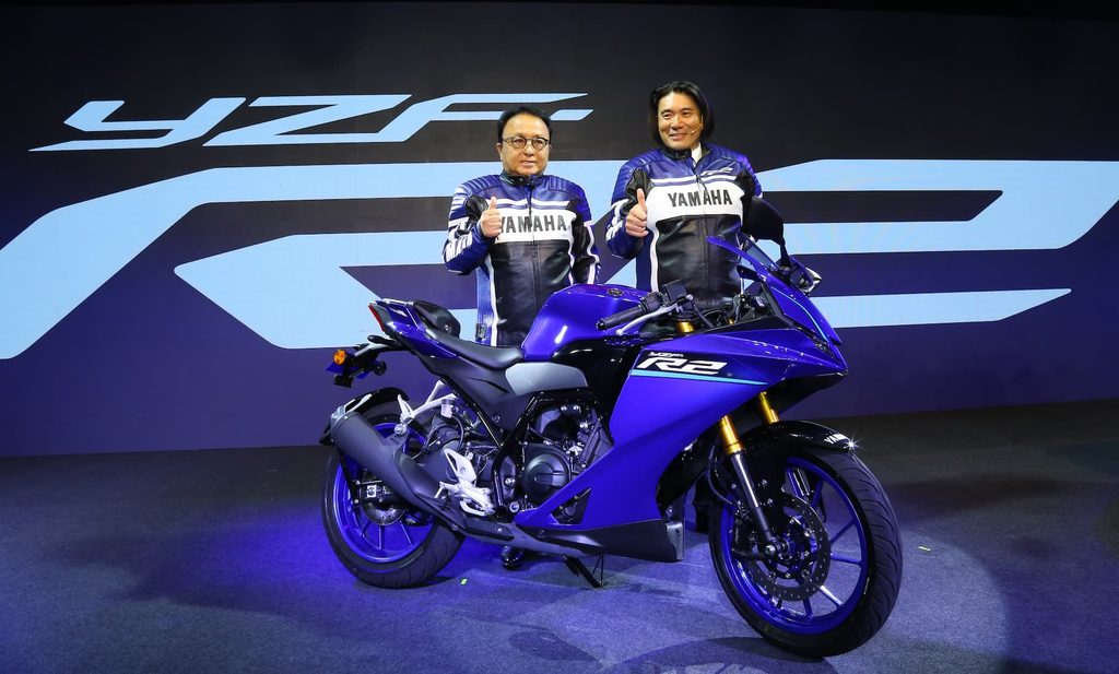 2026 Yamaha YZF R2 motorcycle image in Racing Blue launched on 27th August 2026
