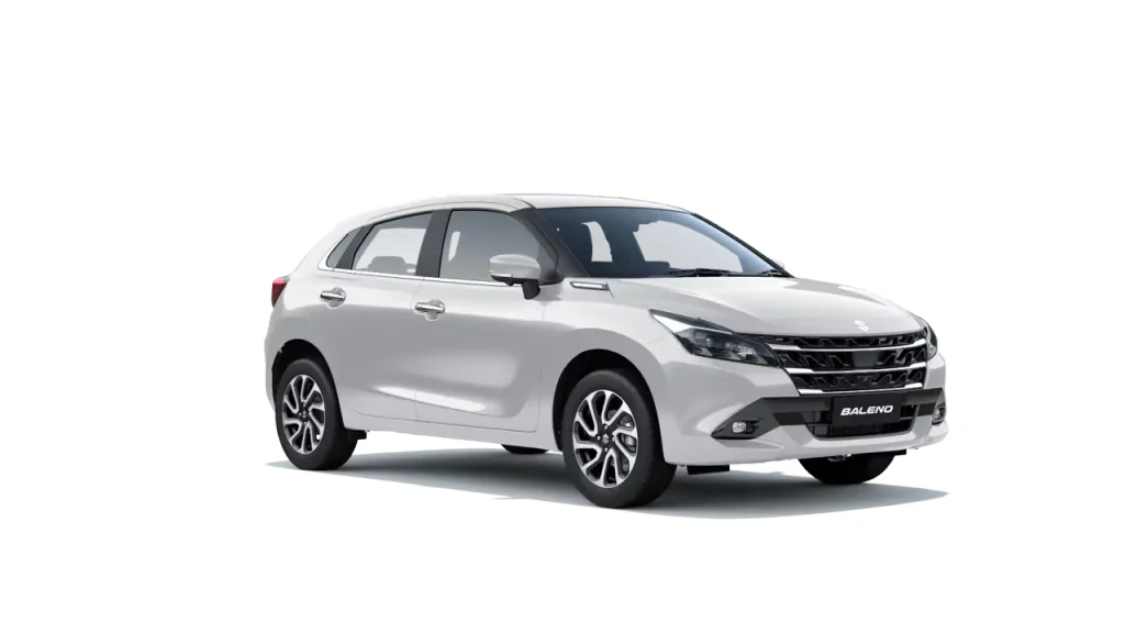 All New Baleno 2026 Model White Color Arctic White color option