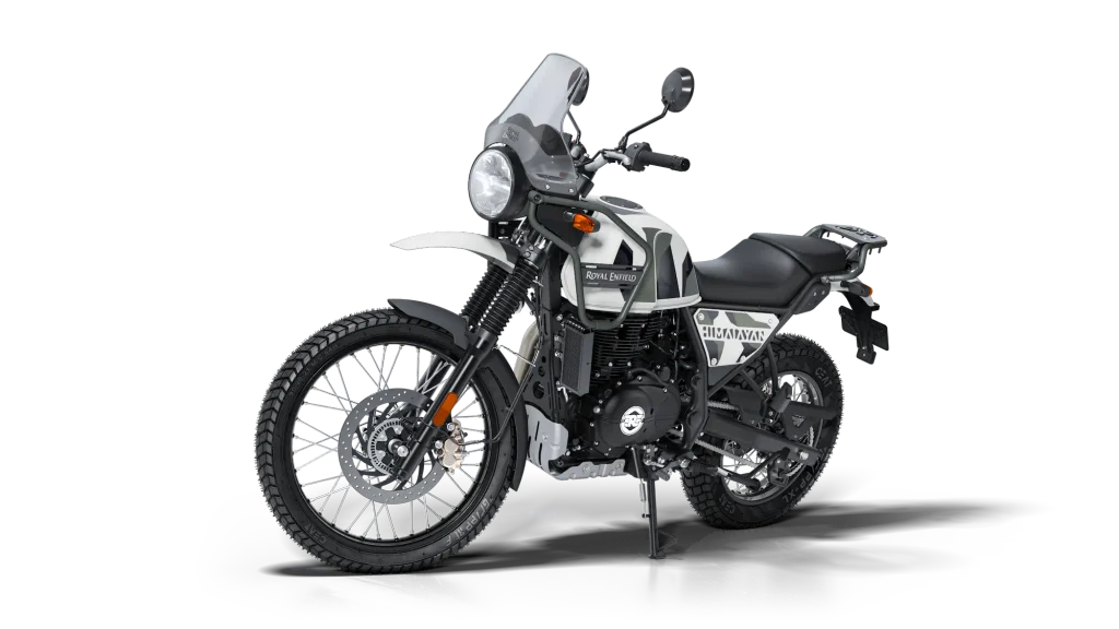 Himalayan 440 White Color Nelong White Color option