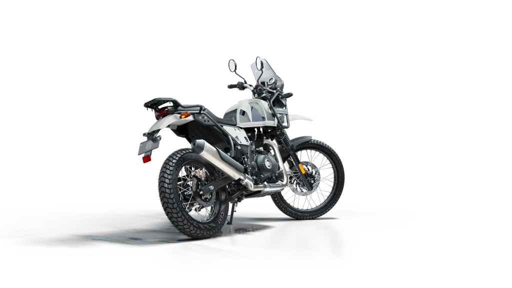 2026 Himalayan 440 Nelong White Color Exhaust Photo