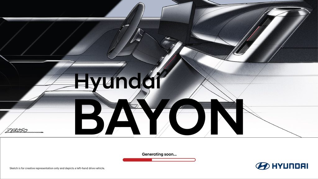 New Hyundai Bayon Photos Design Sketches Latest Bayon Car